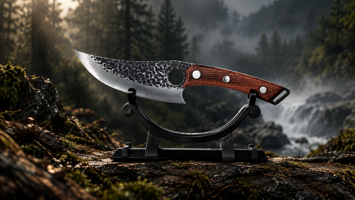 Valken Classic Chef's Knife with forged blade and beech wood handle