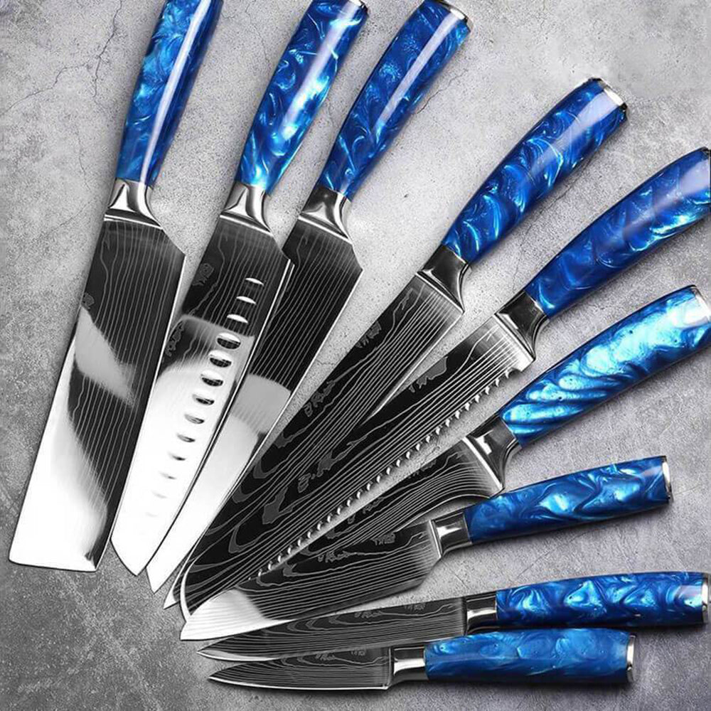 Cerulean 16-Piece Japanese Knife Block Set – view 2