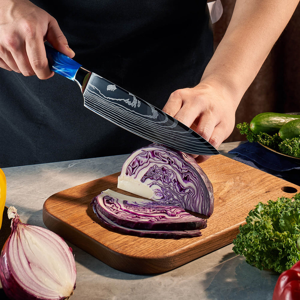 Cerulean 16-Piece Japanese Knife Block Set – view 9