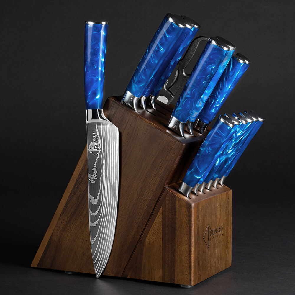 Cerulean 16-Piece Japanese Knife Block Set – view 13