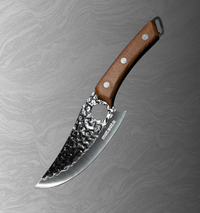 Valken Classic Chef's Knife — Forged Stainless Steel with Beech Wood Handle