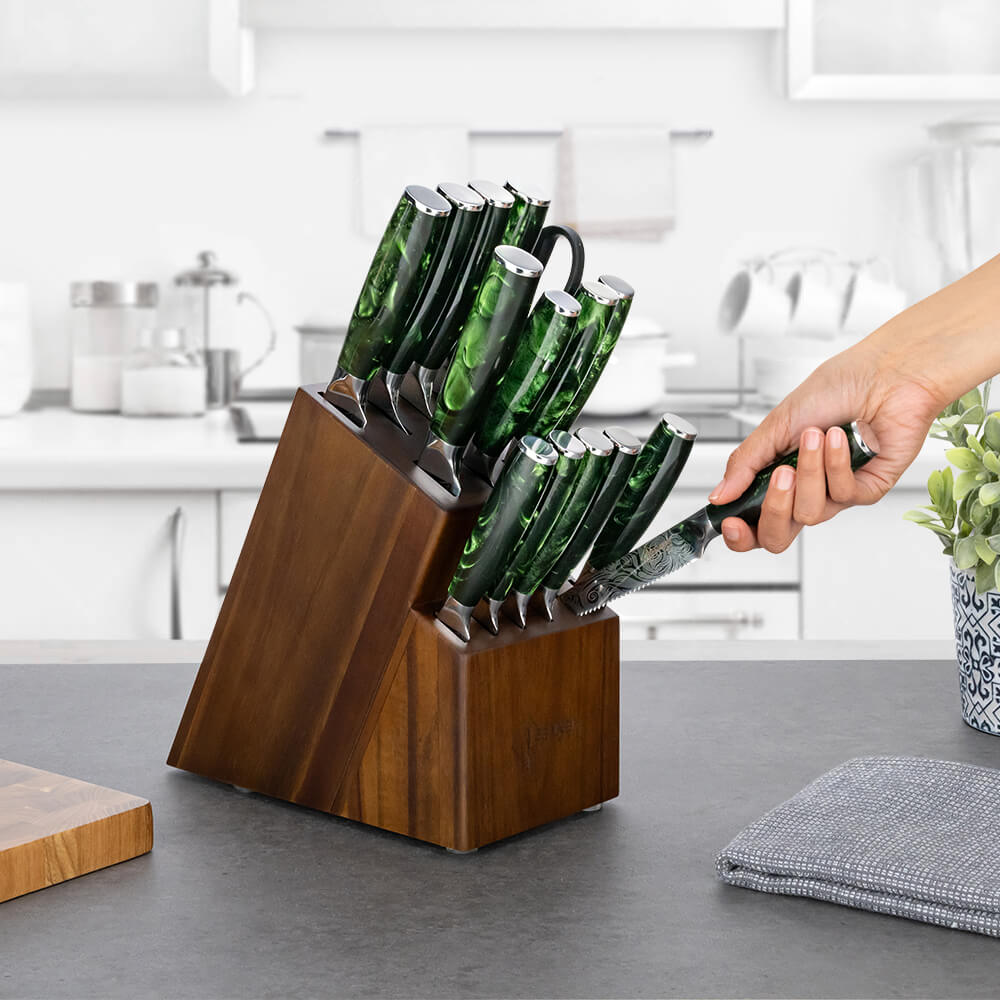 Wasabi 16-Piece Japanese Knife Block Set – view 10